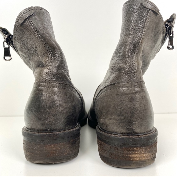 Diva Shoes Teresa DS-221 Leather Ankle Boots - Picture 6 of 9